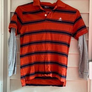 Gap Kids size large long sleeve polo shirt.